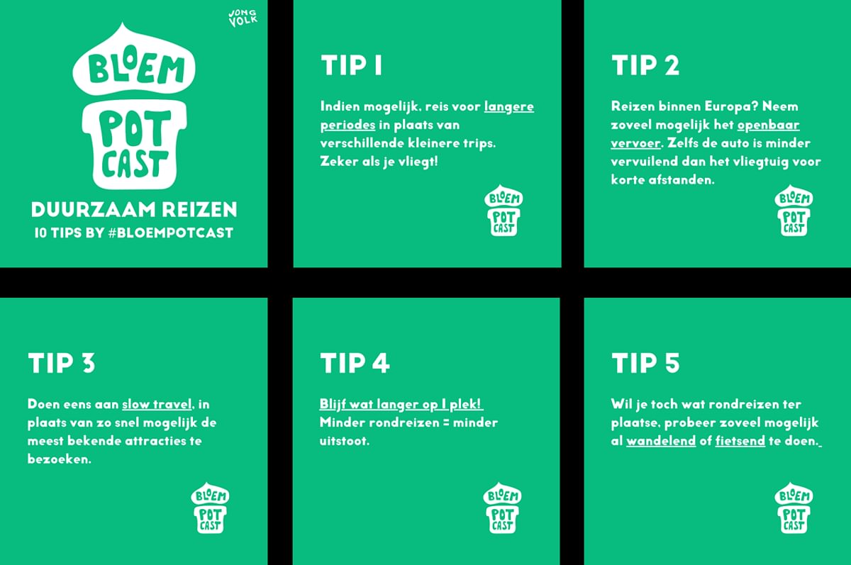 Tips bloempotcast I