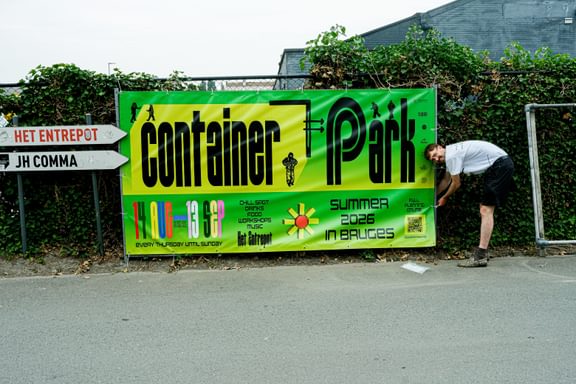 Nieuw in Brugge: CONTAINERPARK